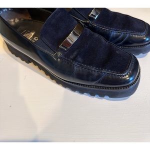 Paul Green slip on suede  loafers